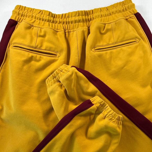 Publish Brand The Wyatt Side Stripe Jogger Pants Gold & Maroon Size Medium - Picture 14 of 14